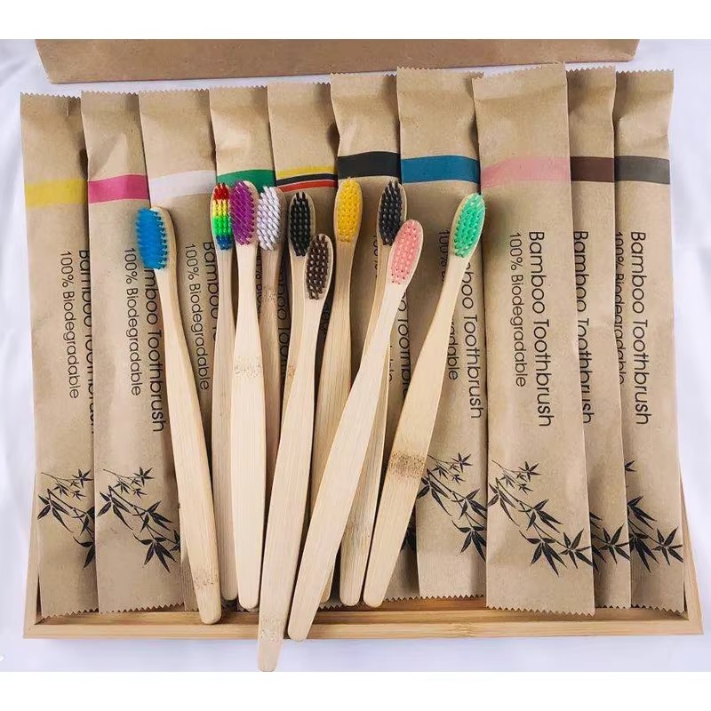 Bamboo Toothbrush - 5-30 szt. Bambusowe szczoteczki do zębów