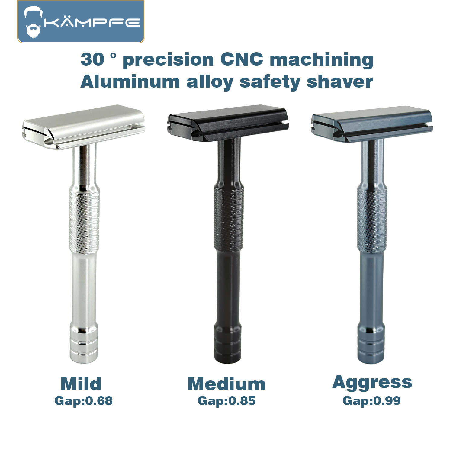 KAMPFE CNC Ręcznie Robiona Mas – Safety Razor Handle recenzja i cena