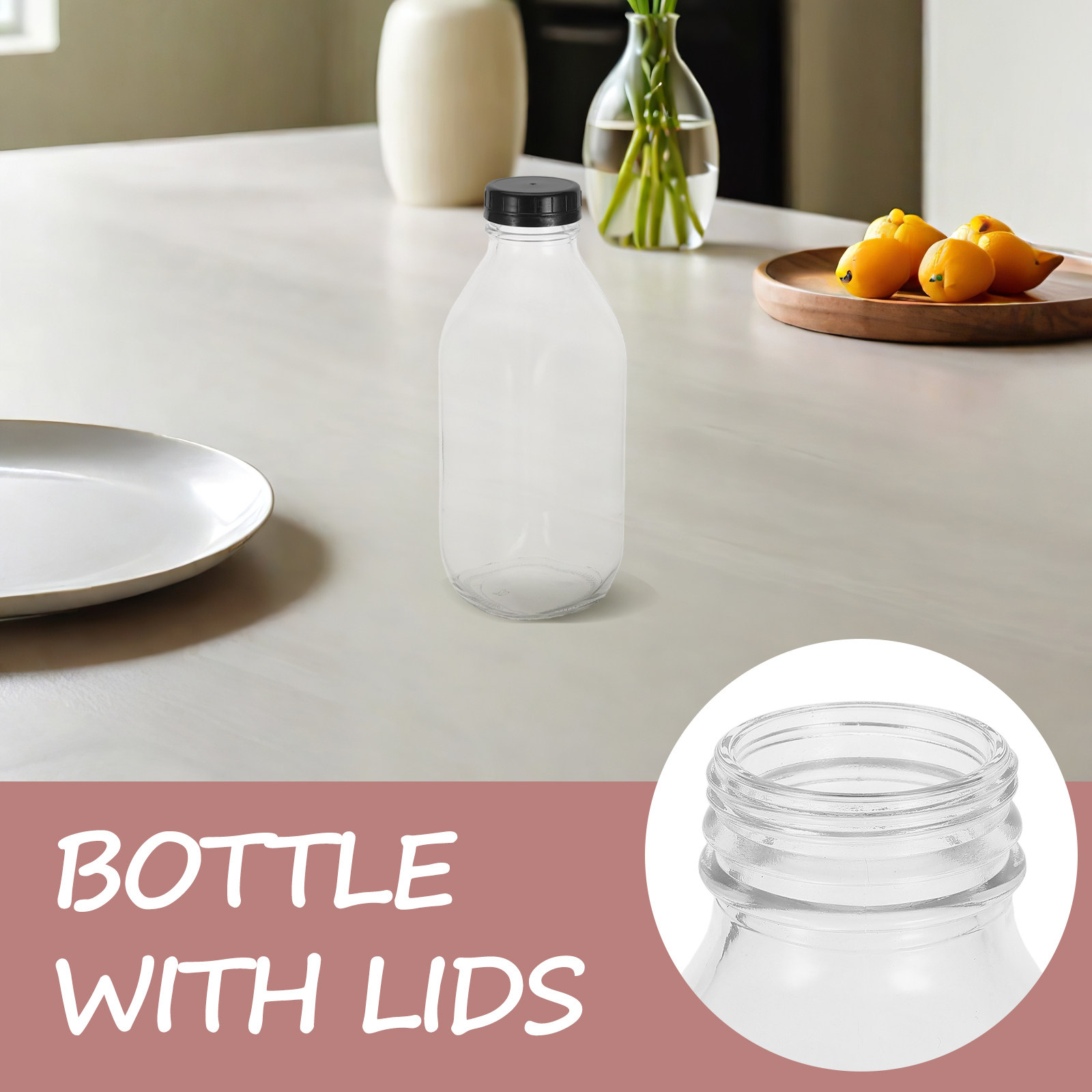2 sztuki szklanych butelek do  – Reusable Bottle recenzja i cena
